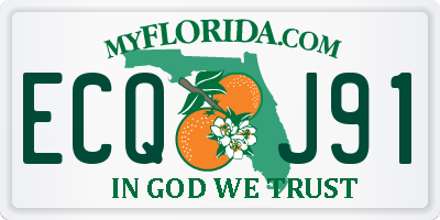 FL license plate ECQJ91