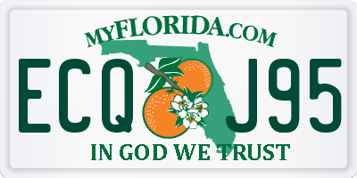 FL license plate ECQJ95