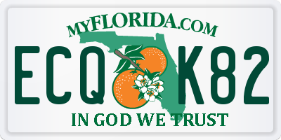 FL license plate ECQK82