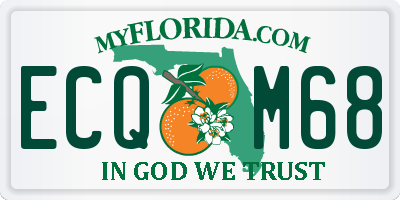 FL license plate ECQM68