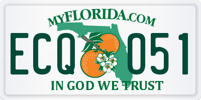 FL license plate ECQO51