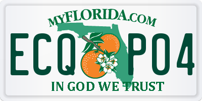 FL license plate ECQP04