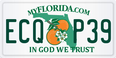 FL license plate ECQP39