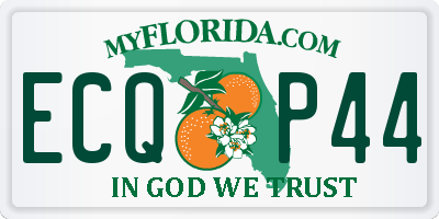 FL license plate ECQP44