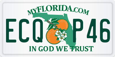 FL license plate ECQP46
