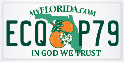 FL license plate ECQP79