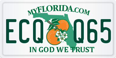 FL license plate ECQQ65
