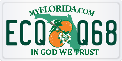 FL license plate ECQQ68