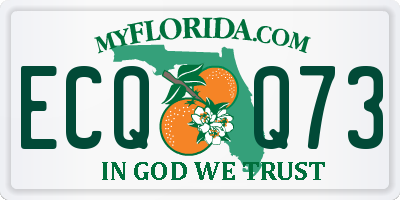 FL license plate ECQQ73