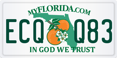 FL license plate ECQQ83