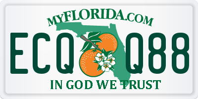 FL license plate ECQQ88