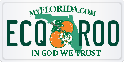 FL license plate ECQR00