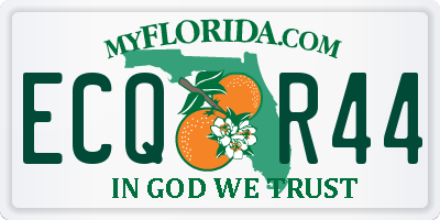 FL license plate ECQR44