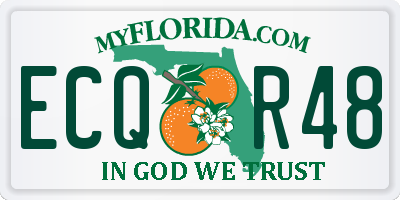 FL license plate ECQR48