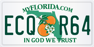 FL license plate ECQR64