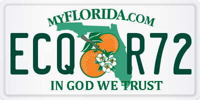 FL license plate ECQR72