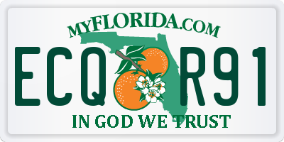 FL license plate ECQR91