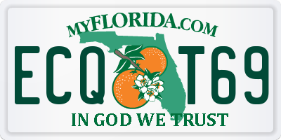 FL license plate ECQT69