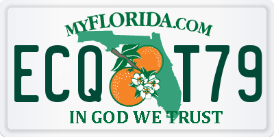 FL license plate ECQT79