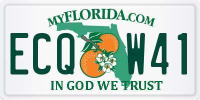 FL license plate ECQW41