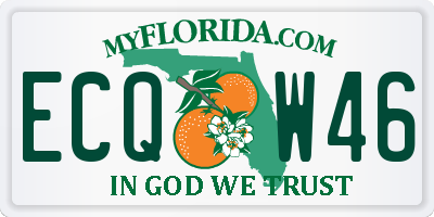 FL license plate ECQW46