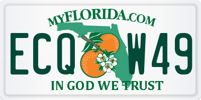 FL license plate ECQW49