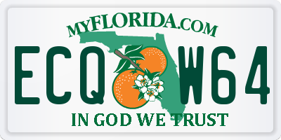 FL license plate ECQW64