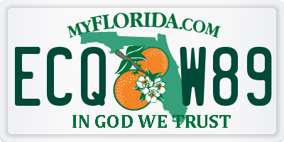 FL license plate ECQW89