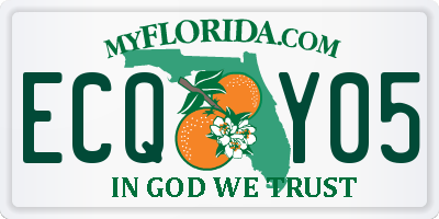 FL license plate ECQY05