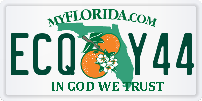 FL license plate ECQY44