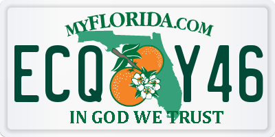 FL license plate ECQY46