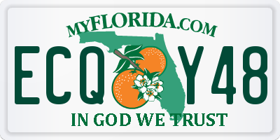 FL license plate ECQY48