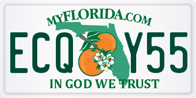 FL license plate ECQY55