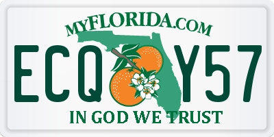 FL license plate ECQY57