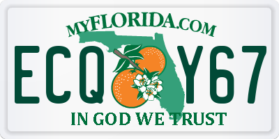 FL license plate ECQY67