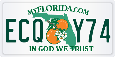 FL license plate ECQY74