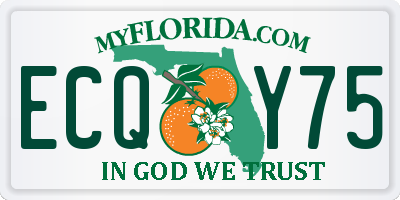 FL license plate ECQY75