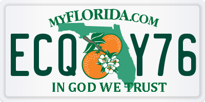 FL license plate ECQY76