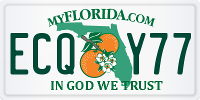 FL license plate ECQY77