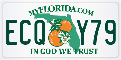 FL license plate ECQY79