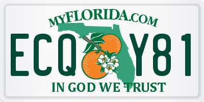 FL license plate ECQY81