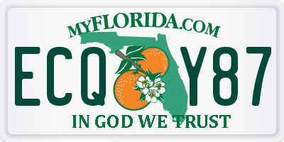 FL license plate ECQY87