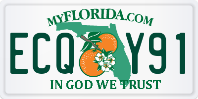 FL license plate ECQY91