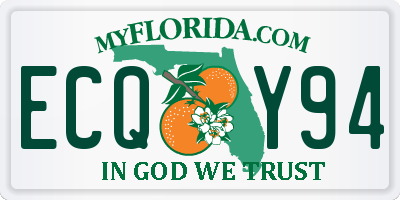 FL license plate ECQY94