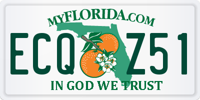 FL license plate ECQZ51
