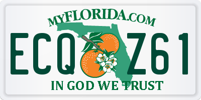 FL license plate ECQZ61