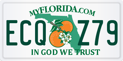 FL license plate ECQZ79