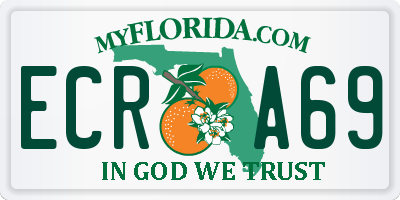 FL license plate ECRA69