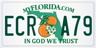 FL license plate ECRA79