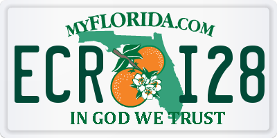 FL license plate ECRI28